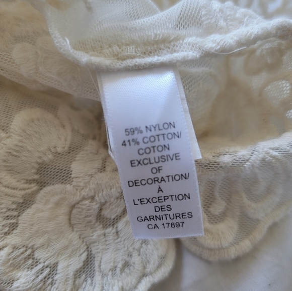 Banana  REPUBLIC 》Gorgeous Sheer Lace  Sleeveless Top fairycore - Picture 7 of 7